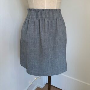 J. Crew Mercantile Gray Women's Lined Skirt- Size 4
